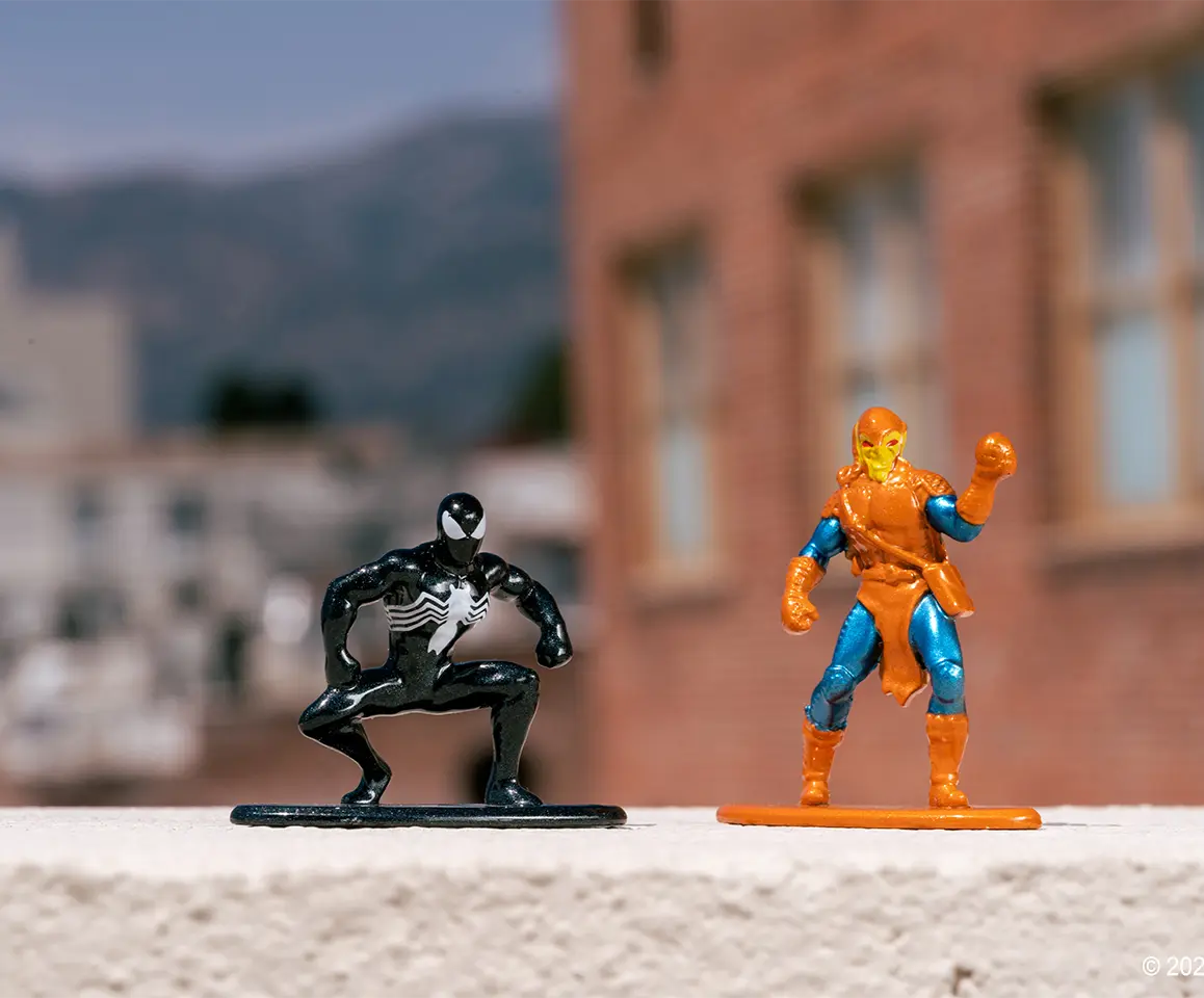 Nano Metalfigs - Symbiote Spider-Man and Hobgoblin